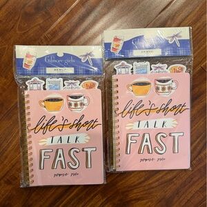 NWT Target Journals set of 2 Gilmore Girls Notebooks